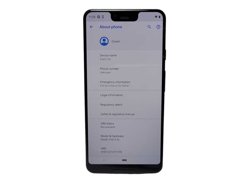 Google Pixel 3 XL 64GB READ $