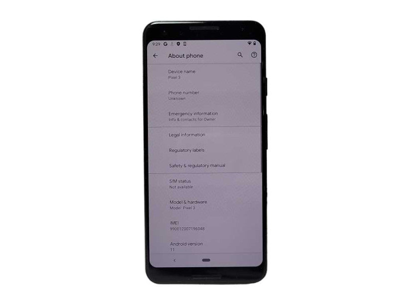 Google Pixel 3 64GB READ Q$