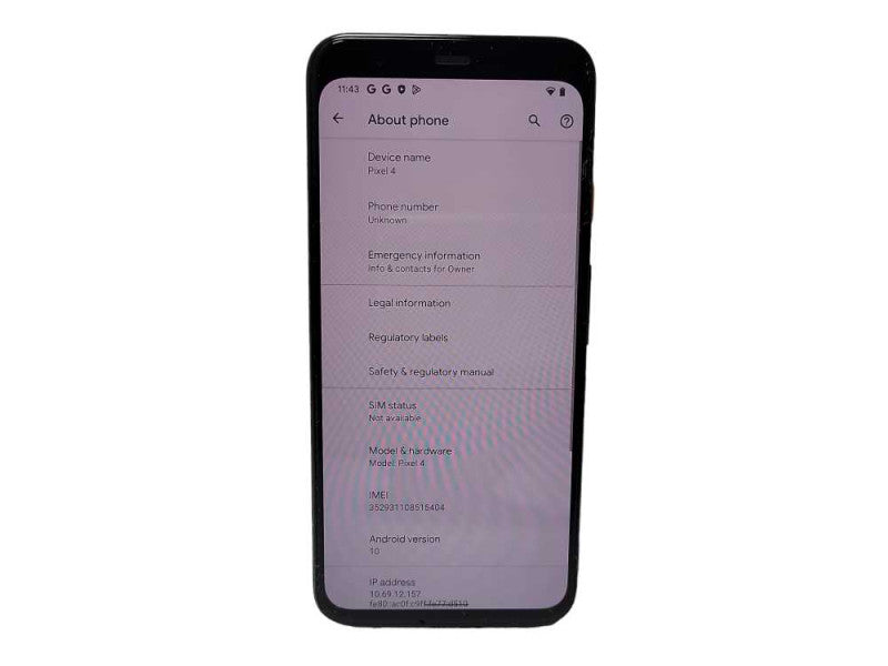 Google Pixel 4 64GB READ Q$