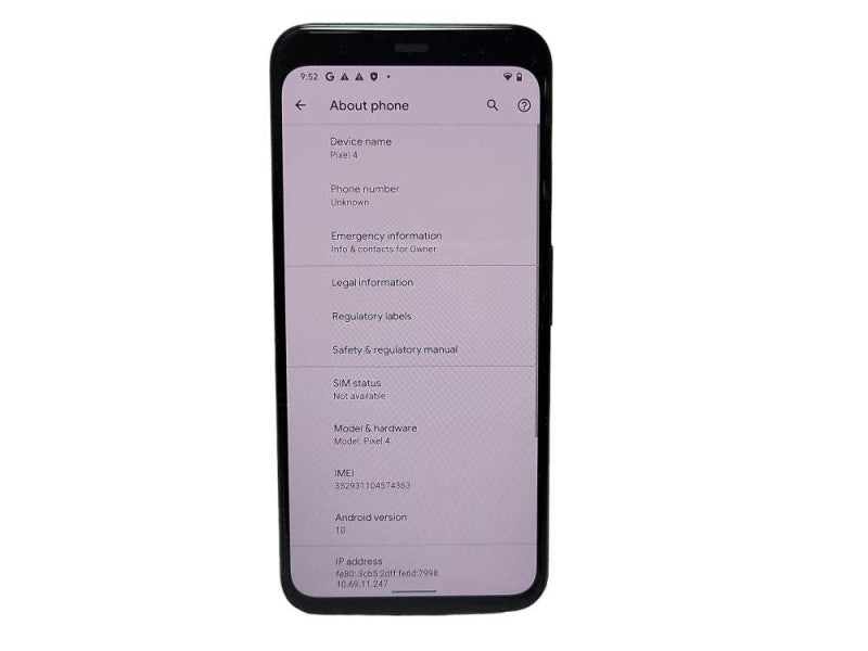 Google Pixel 4 64GB READ Q$