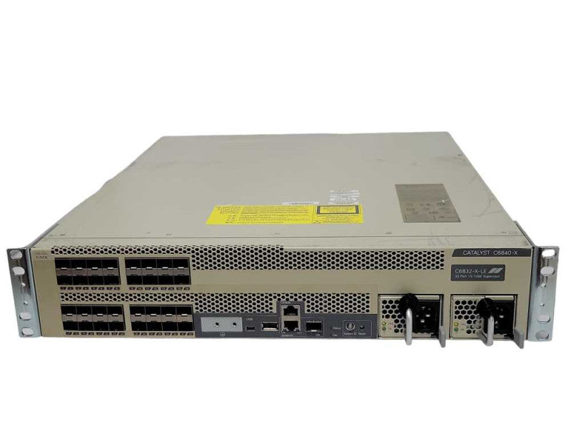 Cisco C6832-X-LE Catalyst 6832-X-Chassis 2x C6048-X-750W-AC PSU _