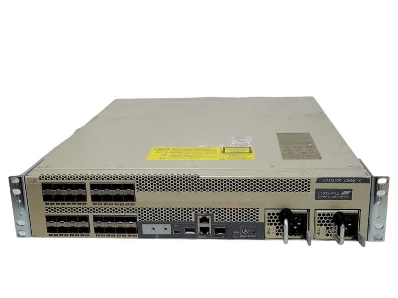 Cisco C6832-X-LE Catalyst 6832-X-Chassis 2x C6048-X-750W-AC PSU _