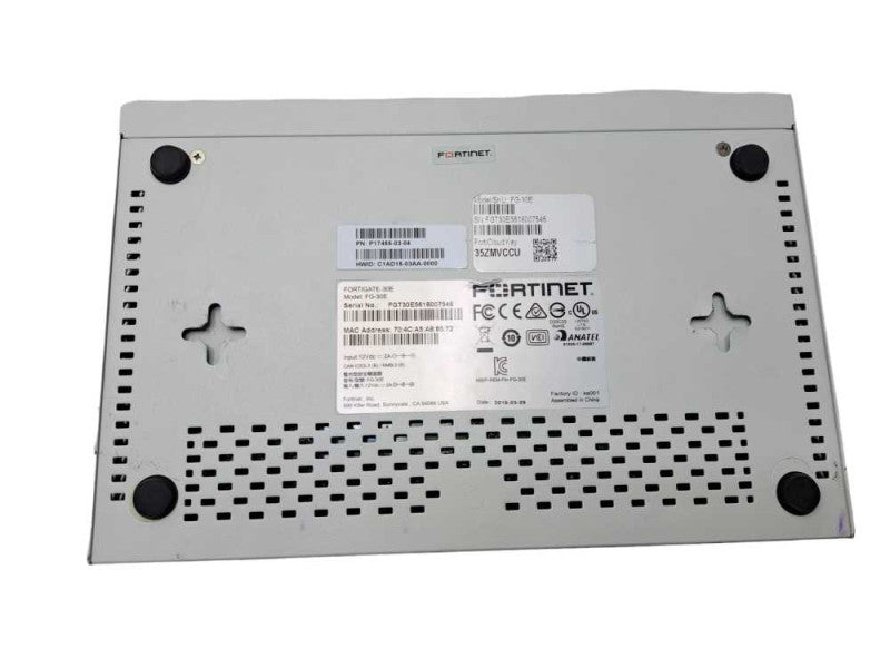 Fortinet FortiGate 30E | Network Security Firewall | Factory Reset | FG-30E )