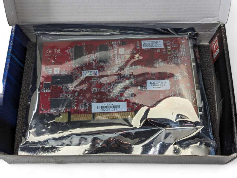 ATI Radeon 9550 256MB AGP Graphics Card with Box  -