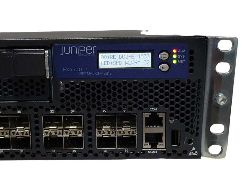 Juniper EX4500-40F-FB-C Virtual Chassis 40-Port 1/10G SFP+ Switch _