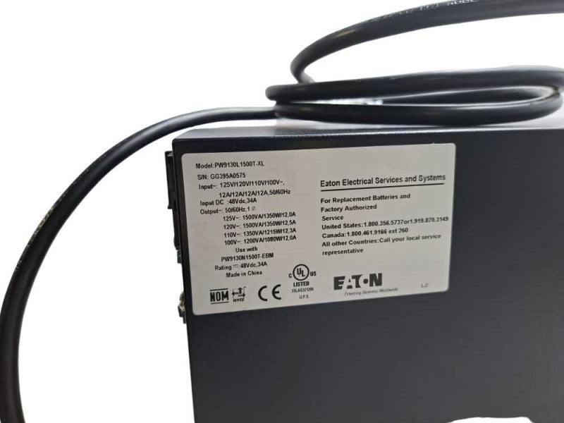 Eaton PW9130L 1500T-XL | 1500VA 1350W UPS | 5-15P Input 5-15R 120V Output )