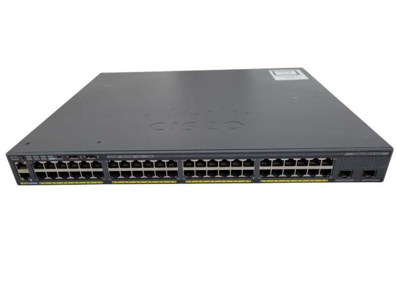 Cisco WS-C2960X-48LPD-L | 48-Port Gigabit PoE+ Switch | 2x 10G SFP+ | + Stack !