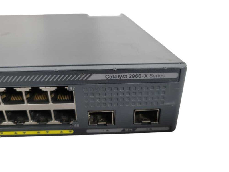 Cisco WS-C2960X-48LPD-L | 48-Port Gigabit PoE+ Switch | 2x 10G SFP+ | + Stack !