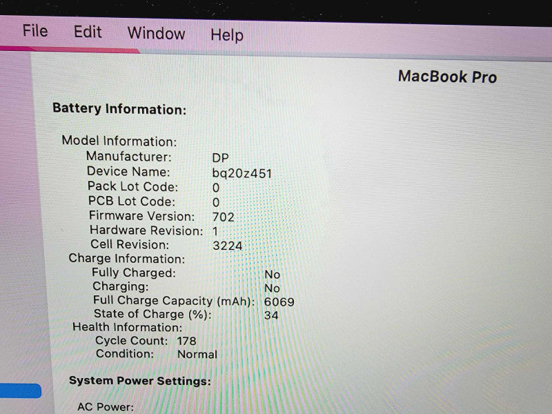 Apple Macbook Pro Retina 2015 13\\\\\\" Core i5-5257U @ 2.7GHz 8GB DDR3 250GB SSD (