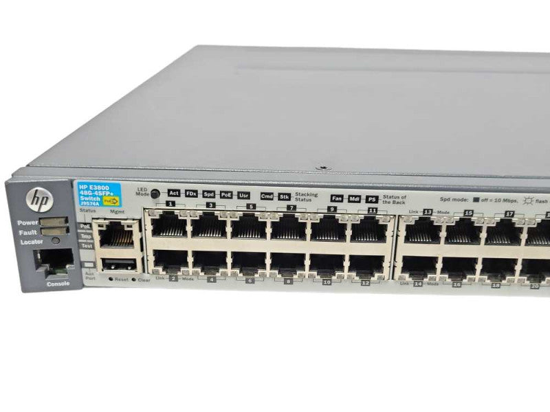 HP E3800 48G-4SFP+ 48-Port Gigabit Ethernet Switch J9574A _