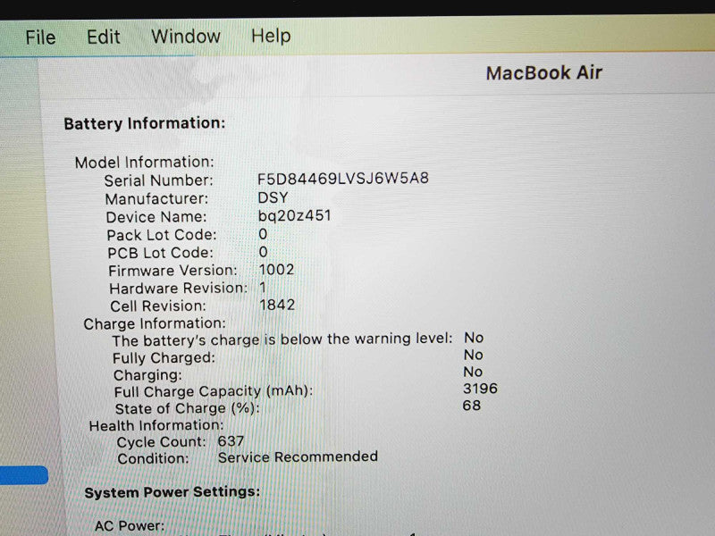 Apple Macbook Air Retina 2018 13\\\\\\" Core i5-8210Y @ 1.6GHz 16GB DDR3 500GB SSD (
