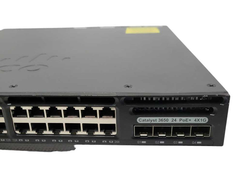 Cisco WS-C3650-24PS-S 24-Port Gigabit Managed switch, 1x PSU Q_