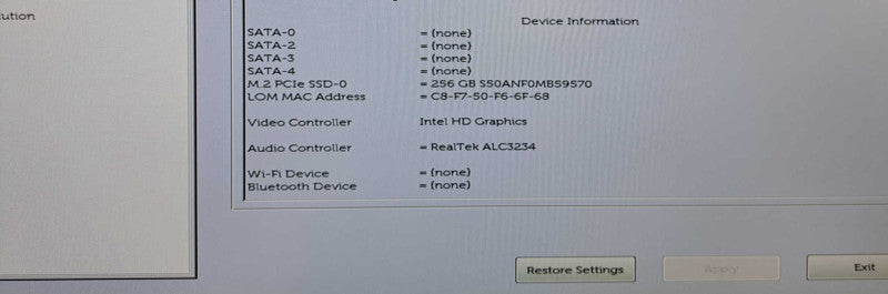 Dell OptiPlex 7070 SFF | i5-9500 @ 3.00GHz 8GB DDR4 256GB NVMe )