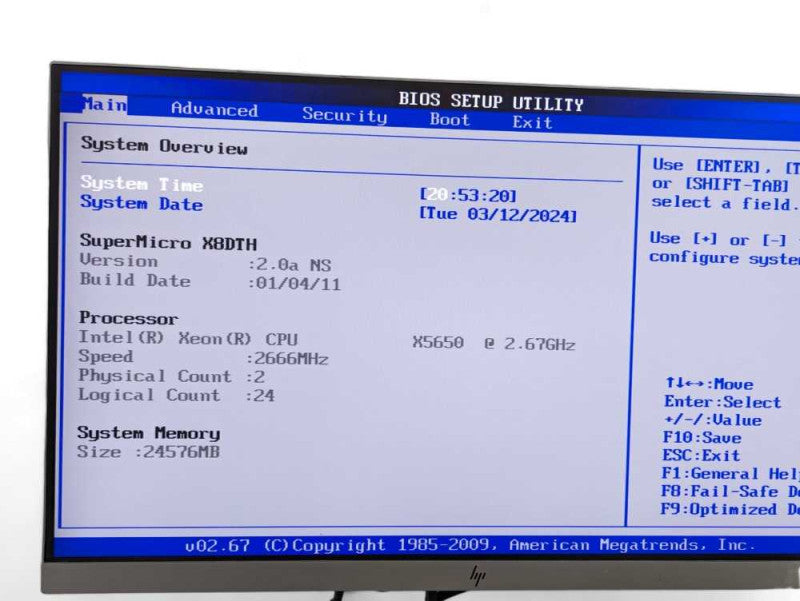 Supermicro 4U X8DTH 2x Intel Xeon X5650 @2.67GHz 24GB RAM  -