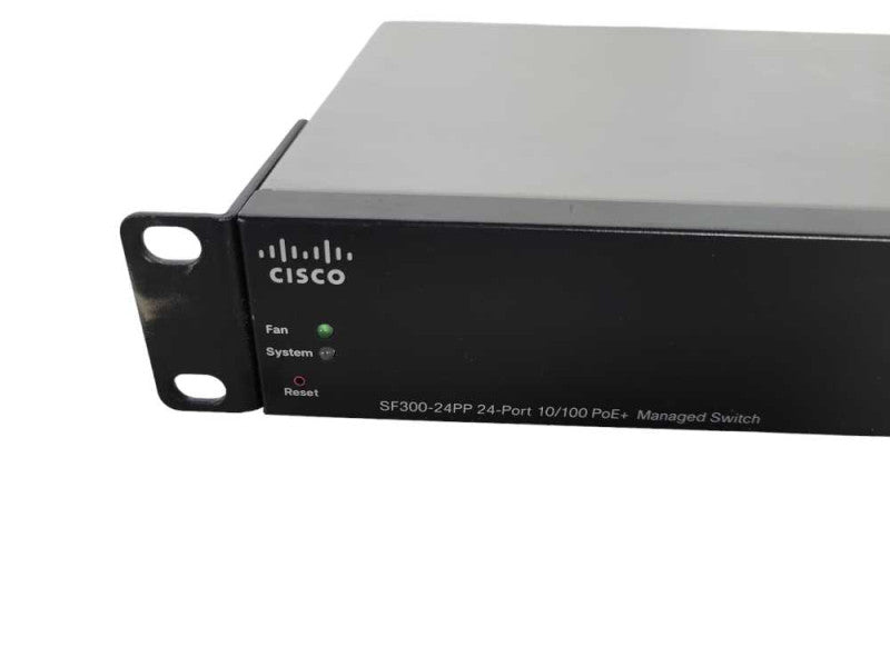 Cisco SF300-24PP-K9 24-Port 10/100 PoE+ Managed Switch !