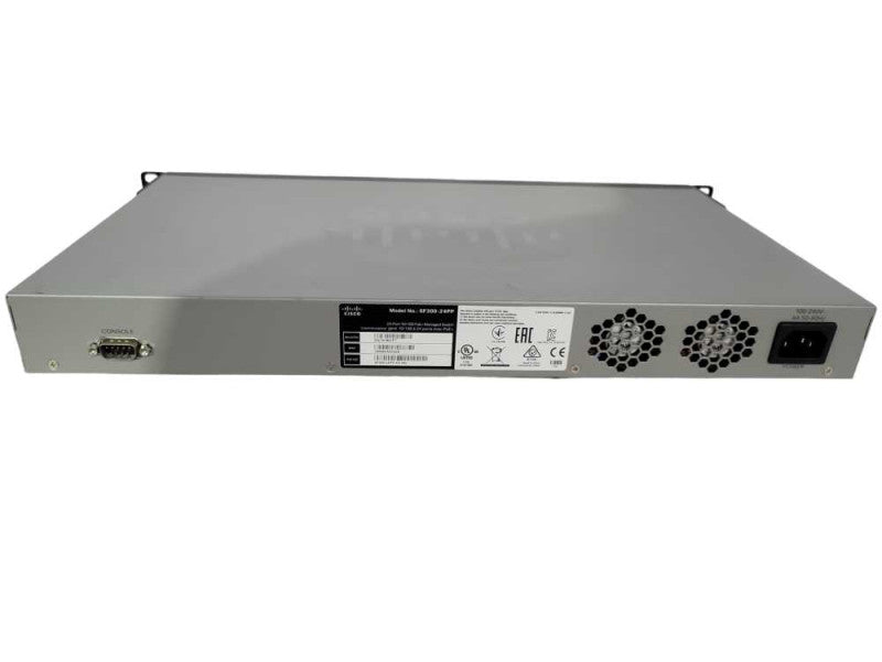 Cisco SF300-24PP-K9 24-Port 10/100 PoE+ Managed Switch !