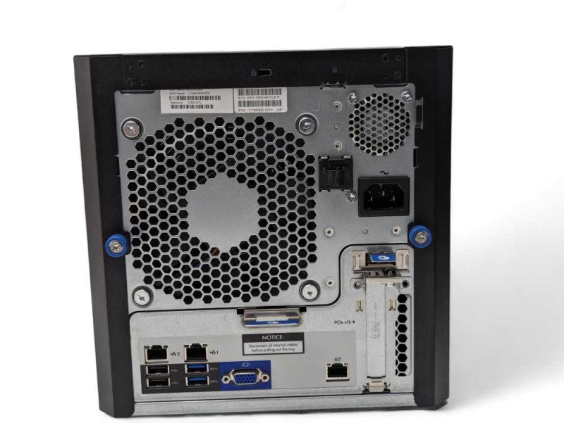 HP ProLiant MicroServer Gen8 Intel Xeon E3-1220L V2 @2.30Ghz 8GB RAM  -