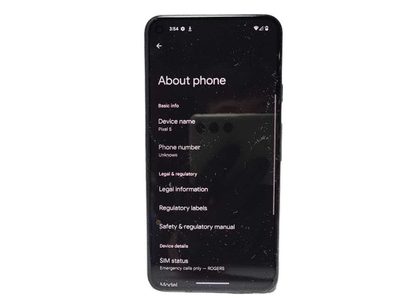Google Pixel 5 128GB Black READ $