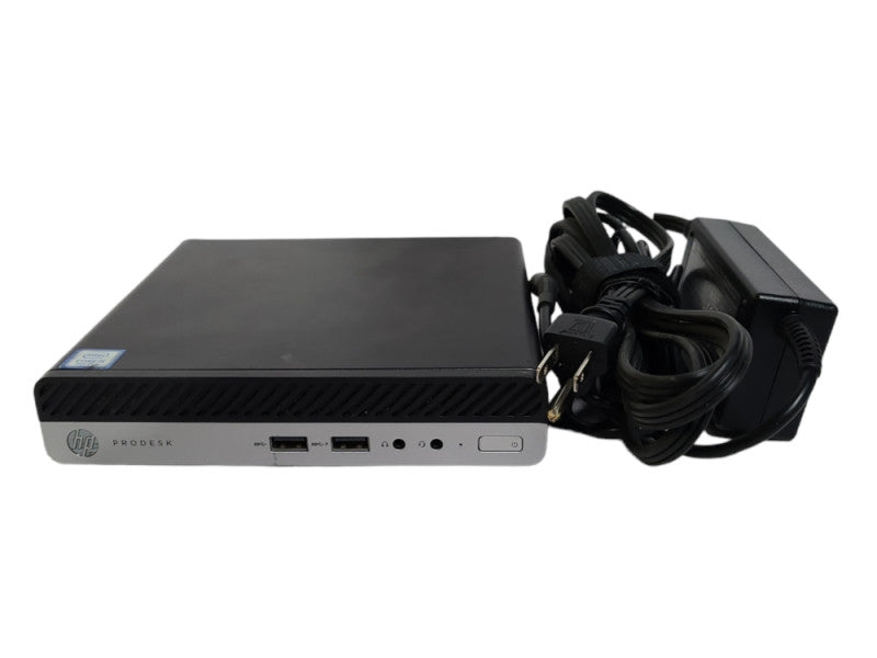 HP ProDesk 400 G5 USFF, I5-9500T 2.20GHz, 8GB DDR4, 256GB NVMe + PWR