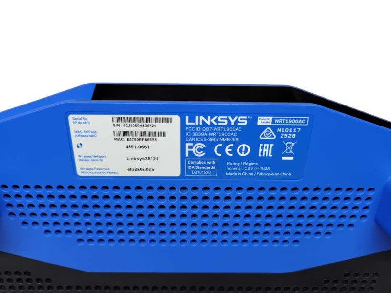 Linksys WRT1900AC AC1900 Dual-Band WiFi Router %