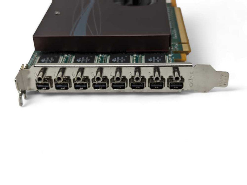 MATROX M9188-E2048F 8x mini display port PCIe Card  -