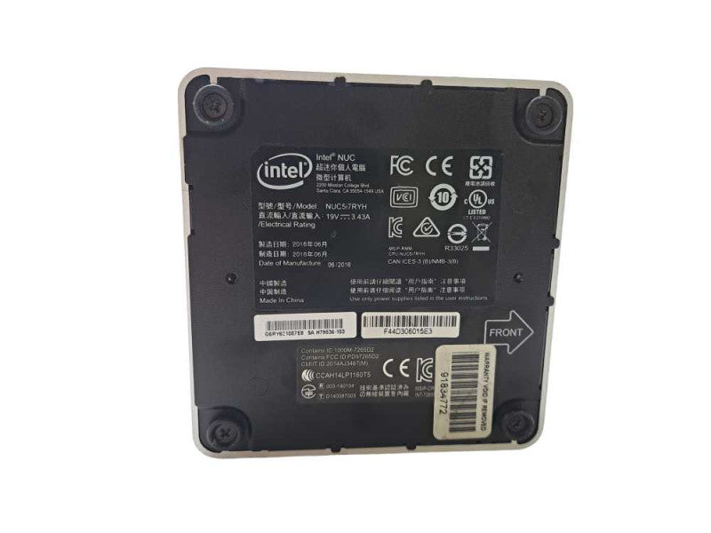 Intel NUC5i7RYB | i7-5557U @ 3.10GHz 8GB Ram No HDD/OS  )