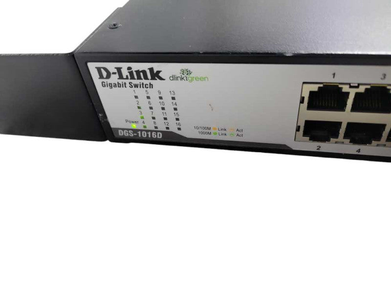 D-Link Gigabit Switch DGS-1016D 16-Port Gigabit Ethernet Unmanaged Switch !