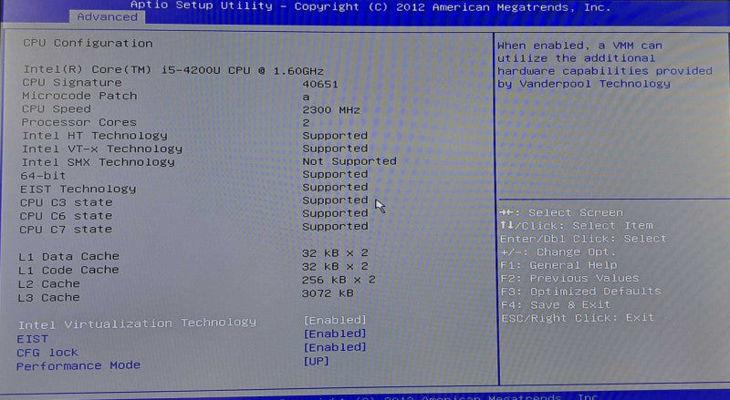 Gigabyte GB-BXi5-4200 | Core i5-4200U @ 1.60GHz 8GB Ram No HDD/OS )