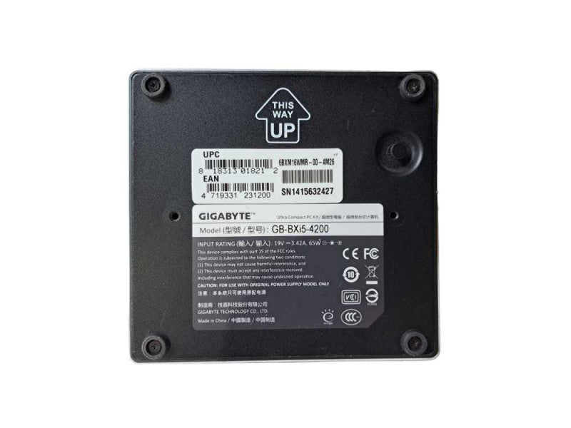 Gigabyte GB-BXi5-4200 | Core i5-4200U @ 1.60GHz 8GB Ram No HDD/OS )