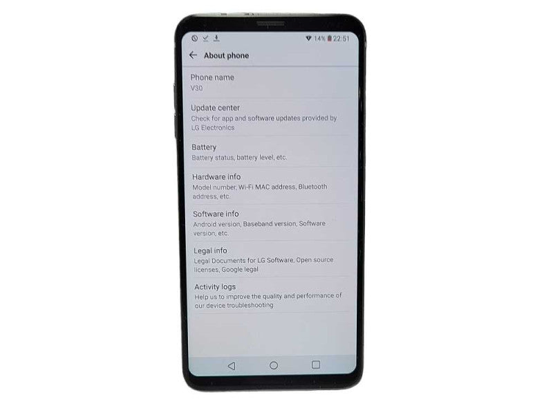 LG V30 (LGM-V300V) 64GB Live demo unit READ $