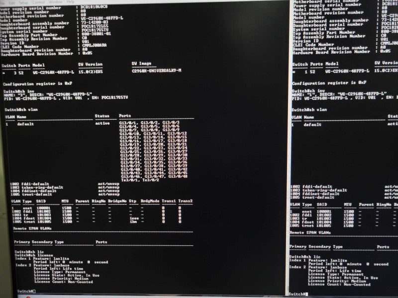 Cisco WS-C2960X-48FPD-L 48 POE+ GE+2 10G SFP+, C2960X-STACK,  Q_