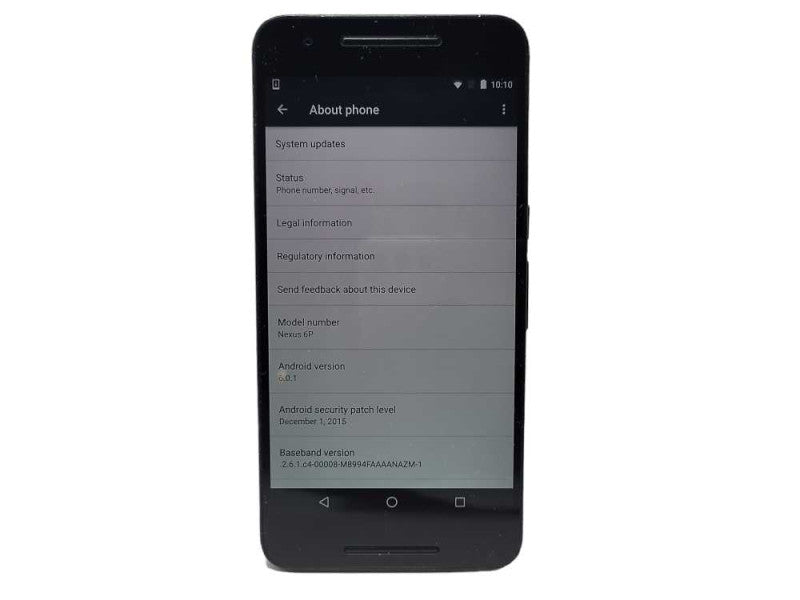 Huawei Nexus 6P 32GB Android Smartphone READ $