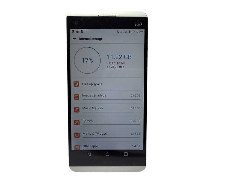 LG V20 64GB VS995 READ $