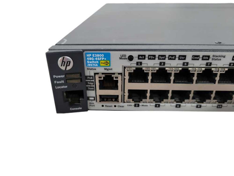 HP E3800 48G-4SFP+ 48-Port Gigabit Ethernet Switch J9574A !