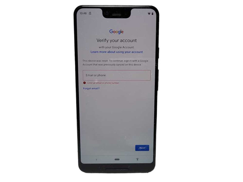 Google Pixel 3 XL READ $