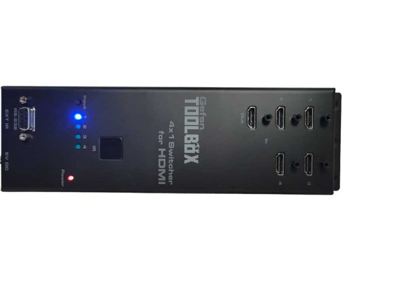 Gefen tool box 4x1 switcher for hdmi 4-to-1 Display, w/ Remote and 3x HDMI Ca _