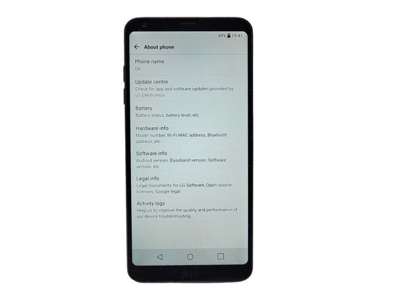 LG G6 LG-H870V 32GB Live Demo Unit READ $