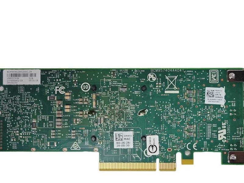Dell Broadcom BCM9574 Dual-Ports SFP+ 10Gbps PCI Express Network Dell 0GMW01 _