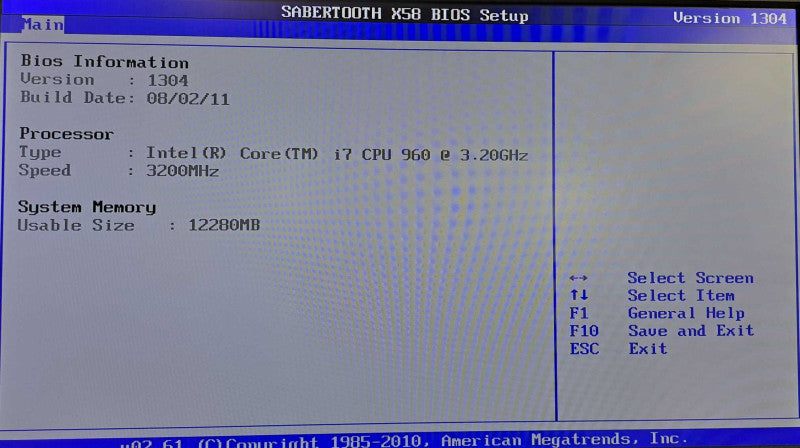 Asus Sabertooth X58 LGA1366 Motherboard + i7-960 CPU 12GB DDR3 & I/O Shield )