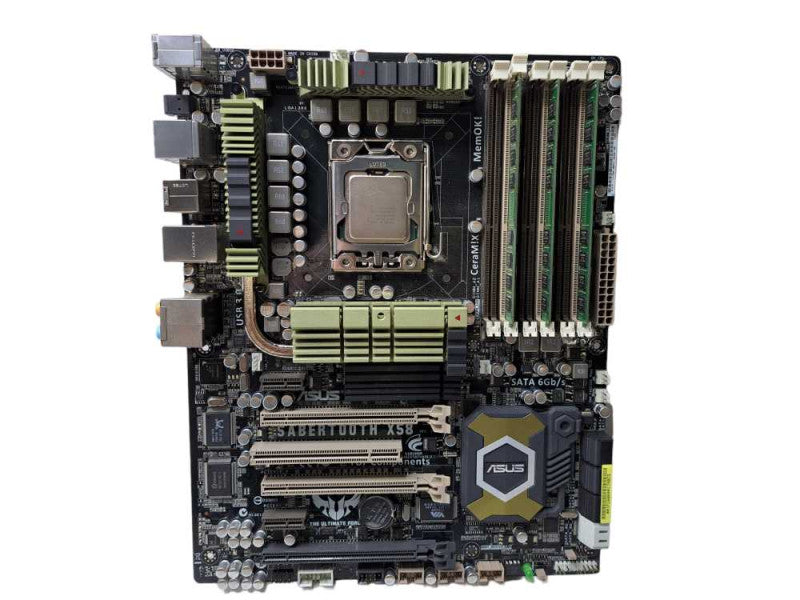Asus Sabertooth X58 LGA1366 Motherboard + i7-960 CPU 12GB DDR3 & I/O Shield )
