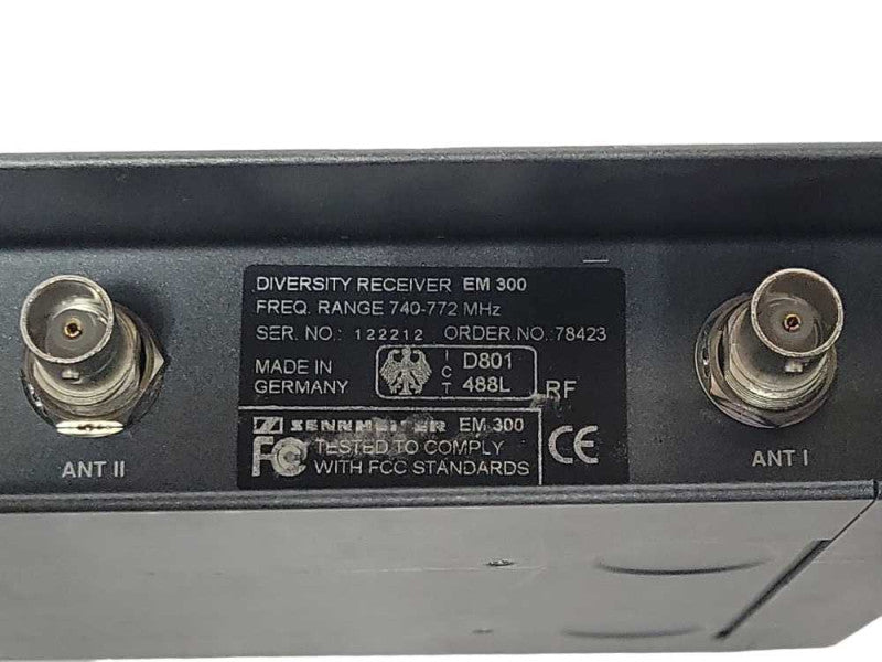 Sennheiser diversity receiver ew300 740-772 MHz, READ _