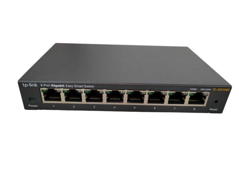 TP-LINK 8 Port Gigabit Network Desktop Easy Smart Switch 1000 Mbps - TL-SG108 !