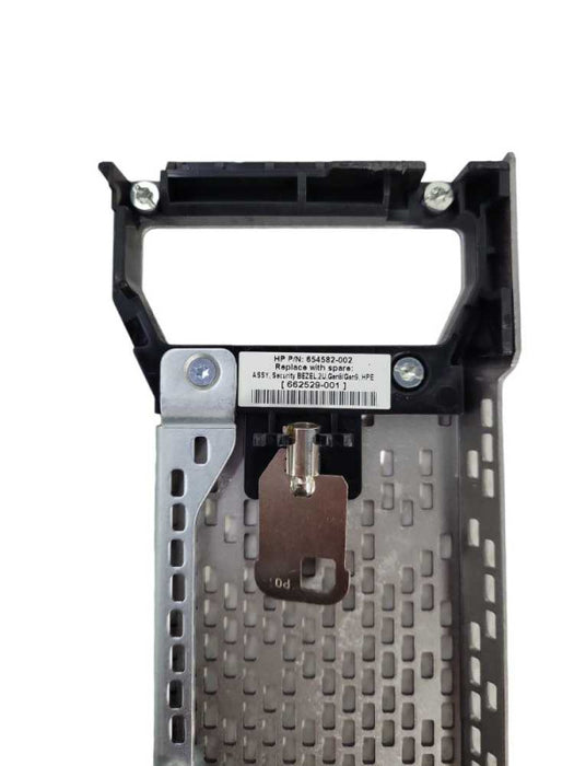 HPE PROLIANT 654582-002 662529-001 2U SERVER SECURITY FRONT BEZEL W/KEY !