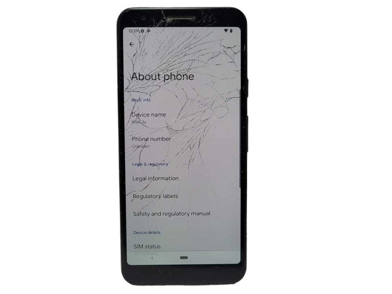 Google Pixel 3a 64GB Black READ $