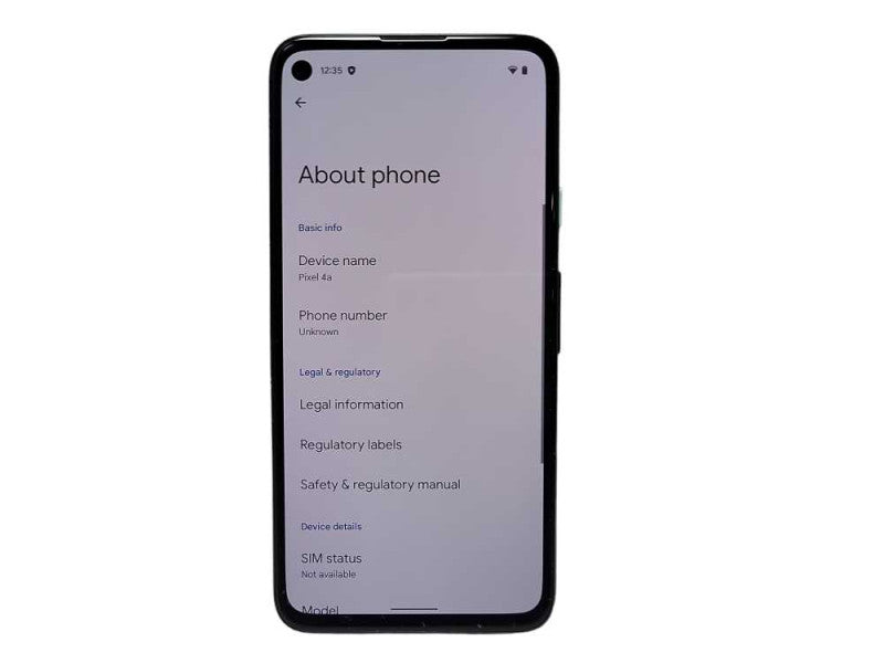 Google Pixel 4a 128GB Black READ $