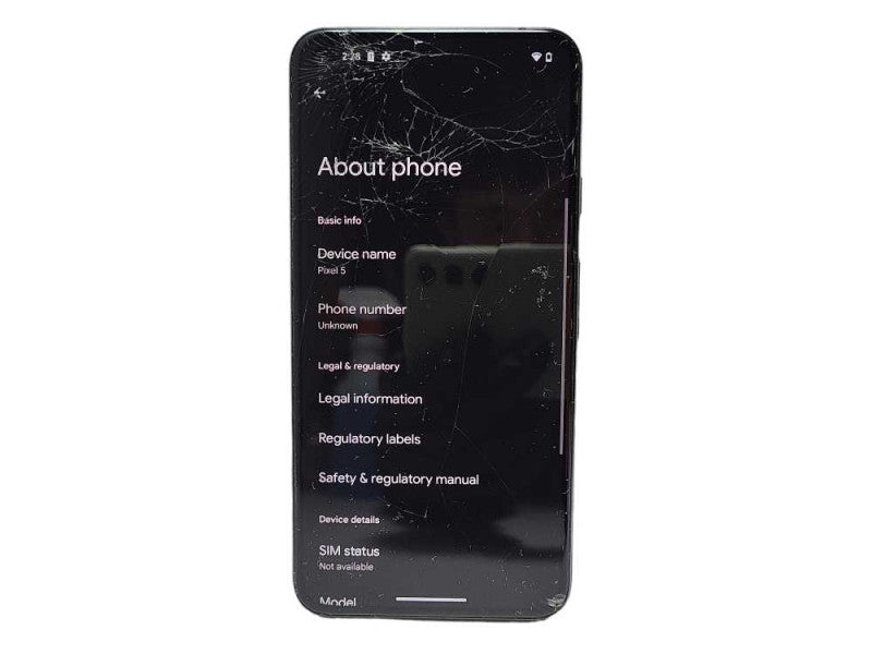 Google Pixel 5 128GB Black READ $