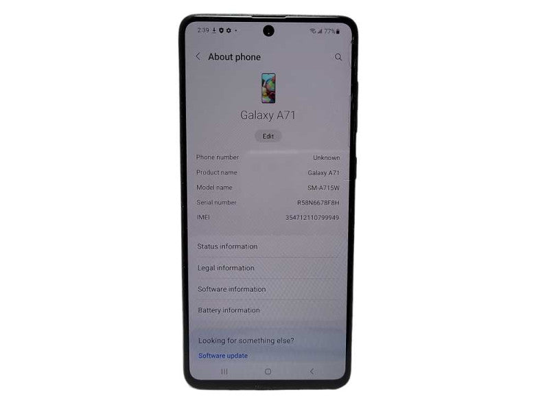 Samsung Galaxy A71 128GB READ $