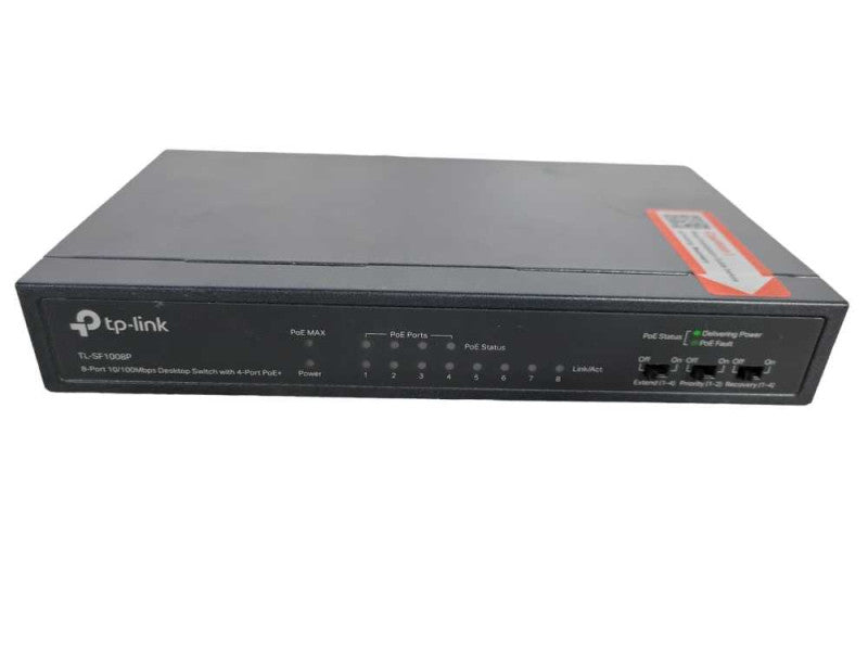 TP-LINK Technologies TL-SF1008P v5.0 8-Ports/ 4-POE Desktop Switch !