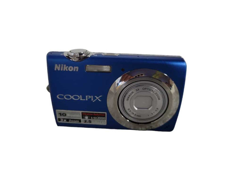 Nikon COOLPIX S220 10.0MP Digital Camera Blue !