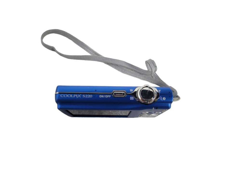 Nikon COOLPIX S220 10.0MP Digital Camera Blue !